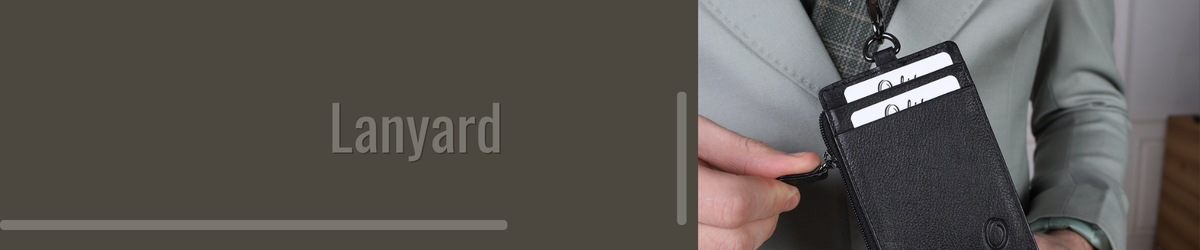 Premium Leather Lanyards