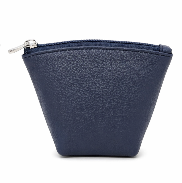 Oxhide Leather Coin Purse , Coin Pouch , Coin Storage Bag 1012 BLUE