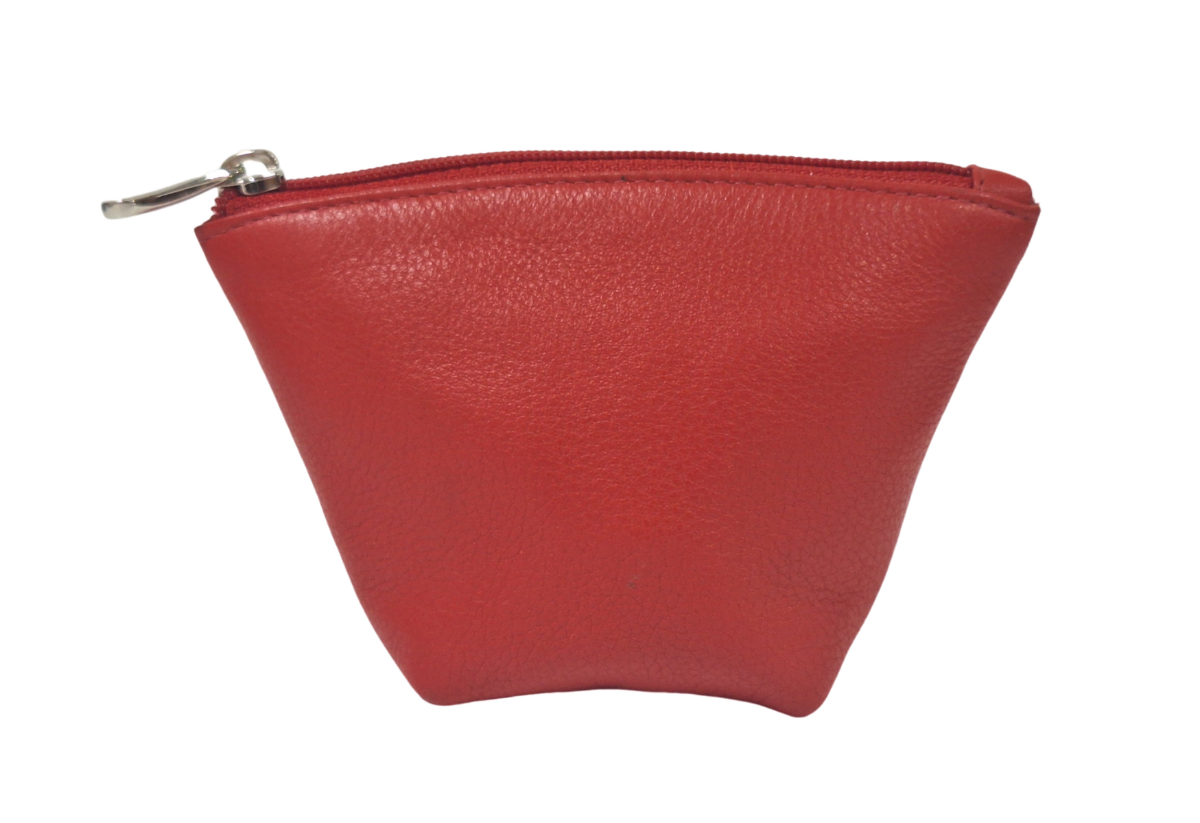 Oxhide Leather Coin Purse , Coin Pouch , Coin Storage Bag 1012 RED