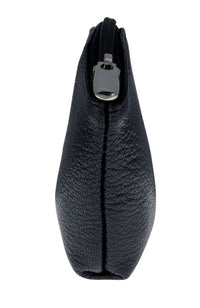 Oxhide Leather Coin Purse , Coin Pouch , Coin Storage Bag 1012 BLACK