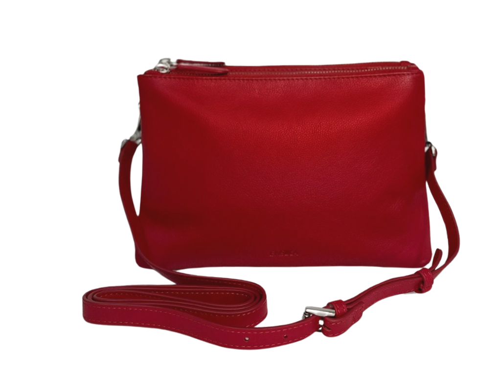 Oxhide Sling Bag - Ella - Top Grain Leather -Oxhide J0064 RED