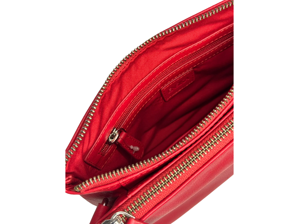 Oxhide Sling Bag - Ella - Top Grain Leather -Oxhide J0064 RED