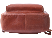 Oxhide Leather Backpack - Full Grain Leather Backpack Brown Laptop Backpack -SD01