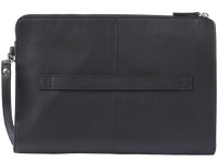 Leather Laptop sleeve - Clutch Bag- Laptop case with Handle- Laptop Case Leather- Oxhide SDB7/SDB8 BLACK