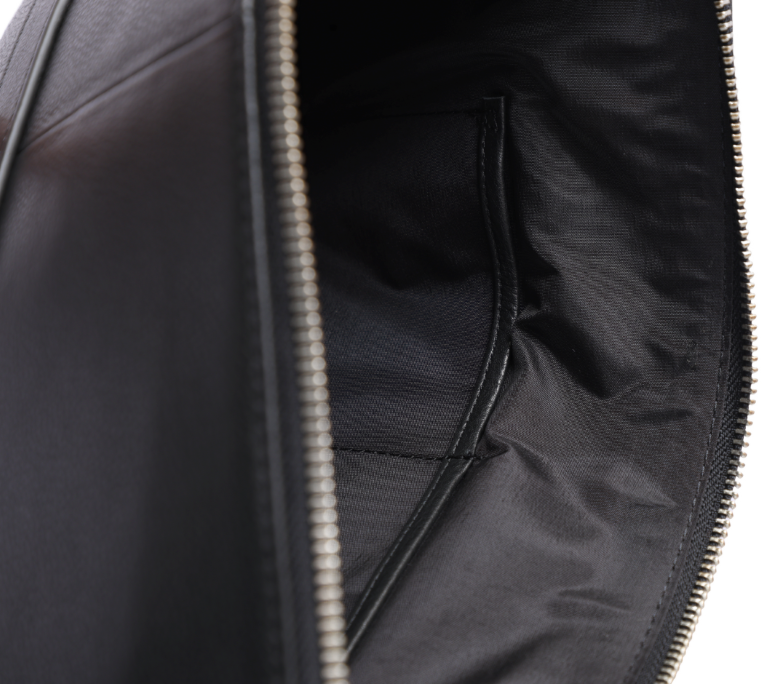 Leather Laptop sleeve - Clutch Bag- Laptop case with Handle- Laptop Case Leather- Oxhide SDB7/SDB8 BLACK