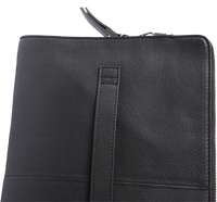 Leather Laptop sleeve - Clutch Bag- Laptop case with Handle- Laptop Case Leather- Oxhide SDB7/SDB8 BLACK