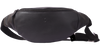 Leather Bum bag  waist  Pouch For Men - Small Leather Pouch - Cross Body Bag -SD02 BLACK