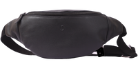 Leather Bum bag  waist  Pouch For Men - Small Leather Pouch - Cross Body Bag -SD02 BLACK