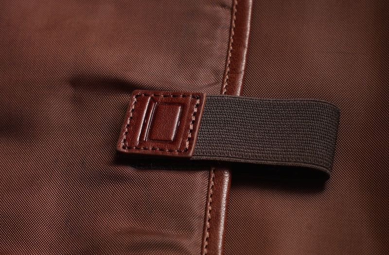 Oxhide Leather Backpack - Full Grain Leather Backpack Brown Laptop Backpack -SD01