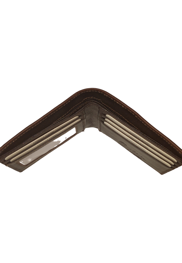 Men leather wallet -Slim wallet - Full Grain Leather designer Wallet- Designer wallet- DW4 Fabric Oxhide