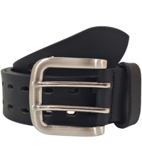 Black Casual Leather Belt Men - Full Grain Leather Belt - Leather Belt Men For Jean - Black Leather Belt  - Wide Leather Belt 38mm- BLC5 Oxhide Black