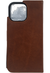 iphone 16 Leather phone covers with card holder- full leather phone cover- 1phone 16- oxhide IPH Brown