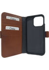 iphone 16 Leather phone covers with card holder- full leather phone cover- 1phone 16- oxhide IPH Brown