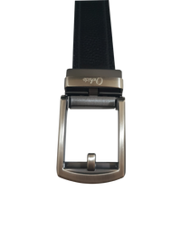 Luxury Black Belt for Men - Ratchet Leather Belt - Belts with exclusive buckles - Belts for Evening Wear 30 mm or 3 cm-BLA26 Oxhide