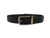 Luxury Black Belt for Men - Ratchet Leather Belt - Belts with exclusive buckles - Belts for Evening Wear 30 mm or 3 cm-BLA26 Oxhide