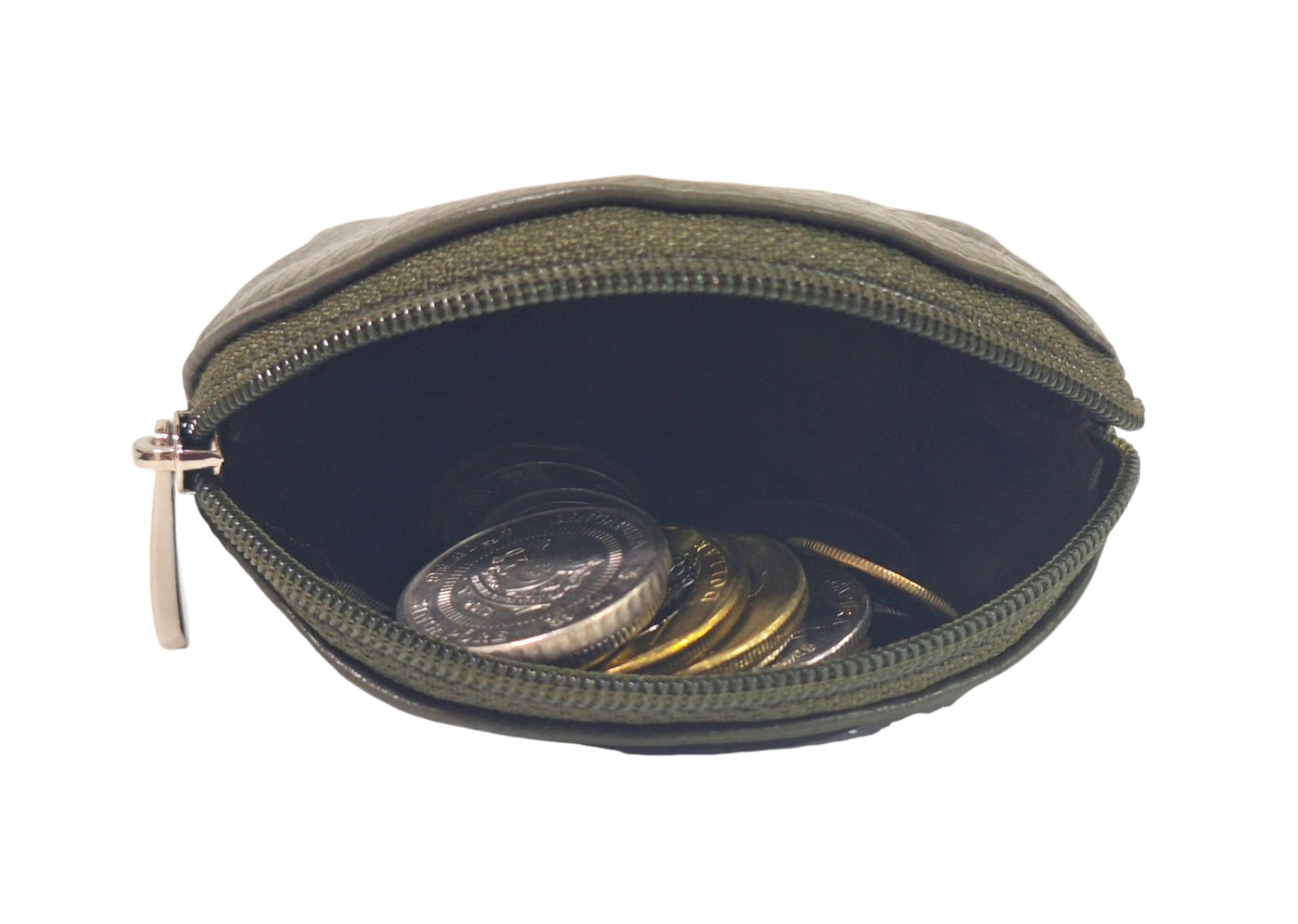 Oxhide Leather Coin Purse 2243 GREEN