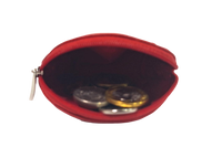 Oxhide Leather Coin Purse 2243 RED