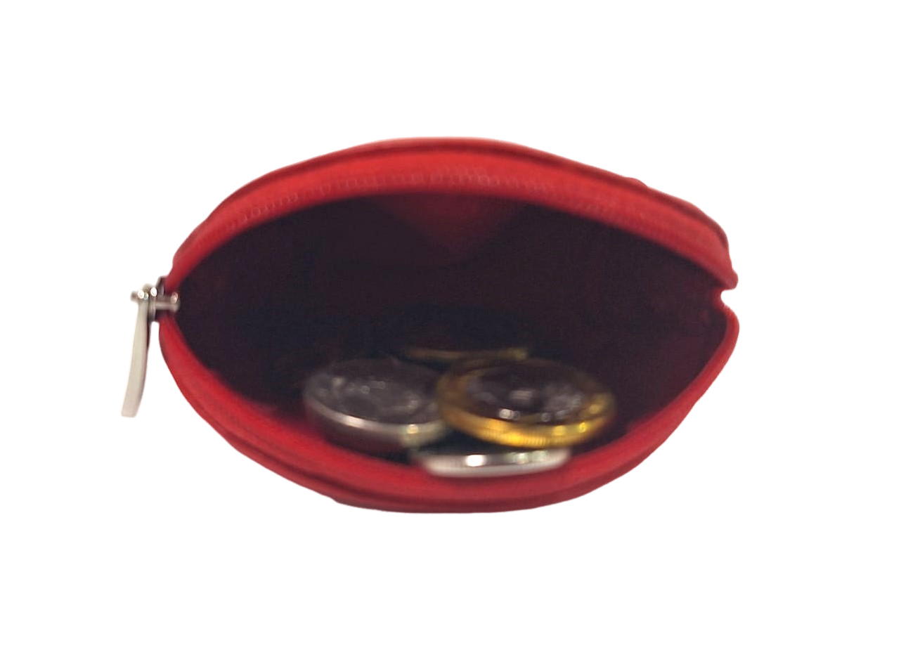 Oxhide Leather Coin Purse 2243 RED