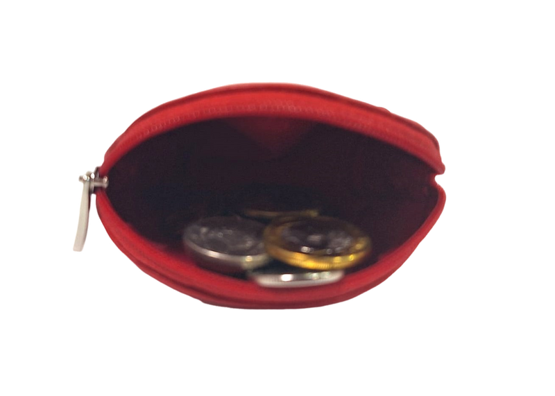 Oxhide Leather Coin Purse 2243 RED