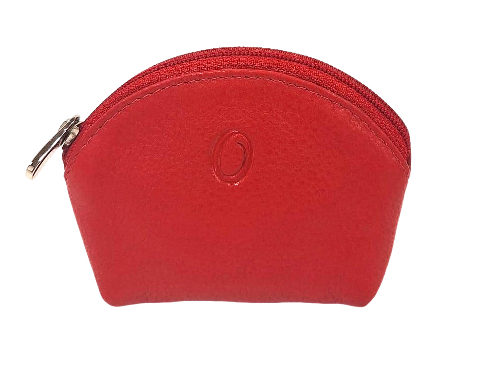 Oxhide Leather Coin Purse 2243 RED