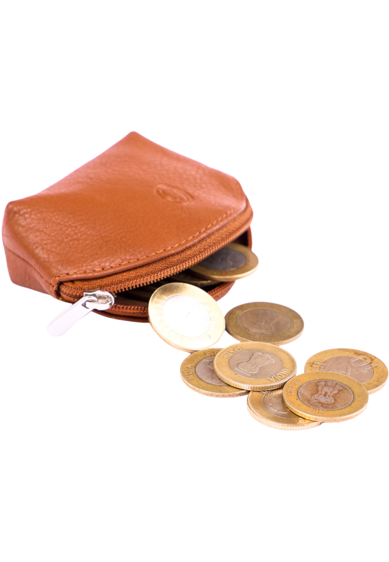 Oxhide Leather Coin Purse 2243 tan