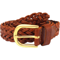 Braided casual Leather Belt - Full Grain Leather Belt - Leather Belt Men For Jean -BRD 25 mm Oxhide