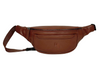 Leather Bum bag waist Pouch For Men - Small Leather Pouch - Cross Body Bag -J0082 BROWN