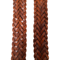 Braided casual Leather Belt - Full Grain Leather Belt - Leather Belt Men For Jean -BRD 35 mm Oxhide