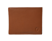 Wallet Men Brown - Bifold Lucky  Wallet- Full Grain Leather Wallet with NO HOLE- Dark Brown Wallet - Oxhide 3851