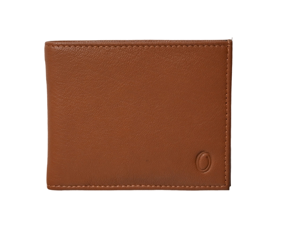 Wallet Men Brown - Bifold Lucky  Wallet- Full Grain Leather Wallet with NO HOLE- Dark Brown Wallet - Oxhide 3851