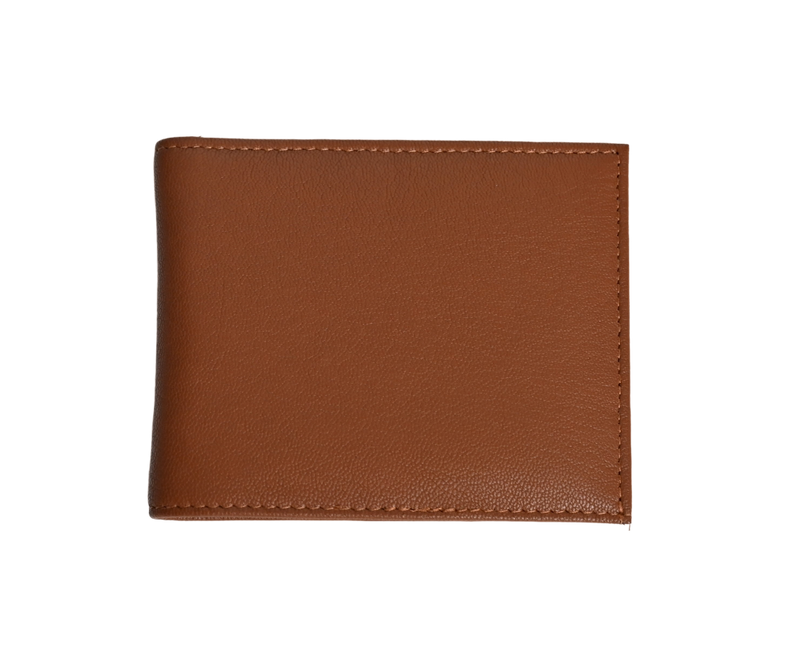 Wallet Men Brown - Bifold Lucky  Wallet- Full Grain Leather Wallet with NO HOLE- Dark Brown Wallet - Oxhide 3851