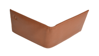 Wallet Men Brown - Bifold Lucky  Wallet- Full Grain Leather Wallet with NO HOLE- DARK Brown Wallet -3704