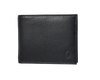 Wallet Men Black with coin pouch - Bifold Lucky Wallet- Full Grain Leather Wallet with NO HOLE- Black Wallet - 3704CP Oxhide
