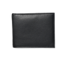 Wallet Men Black with coin pouch - Bifold Lucky Wallet- Full Grain Leather Wallet with NO HOLE- Black Wallet - 3704CP Oxhide