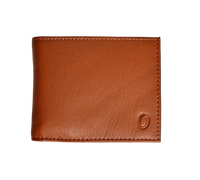 Wallet Men Brown with coin pouch - Bifold Lucky Wallet- Full Grain Leather Wallet with NO HOLE- Brown Wallet - 3704CP Oxhide