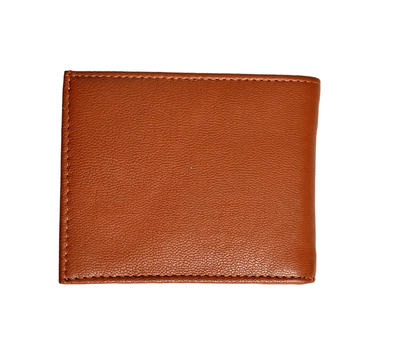Wallet Men Brown with coin pouch - Bifold Lucky Wallet- Full Grain Leather Wallet with NO HOLE- Brown Wallet - 3704CP Oxhide