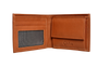 Wallet Men Brown with coin pouch - Bifold Lucky Wallet- Full Grain Leather Wallet with NO HOLE- Brown Wallet - 3704CP Oxhide