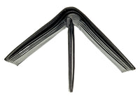 Wallet Men Black - Bifold Lucky  Wallet- Full Grain Leather Wallet with NO HOLE- Black Wallet - Oxhide 3851 Black