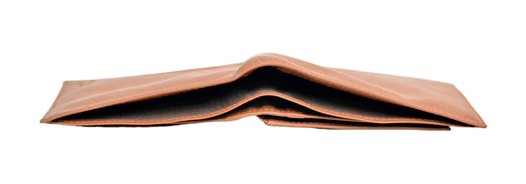 Wallet Men Brown - Bifold Lucky  Wallet- Full Grain Leather Wallet with NO HOLE- Dark Brown Wallet - Oxhide 3851