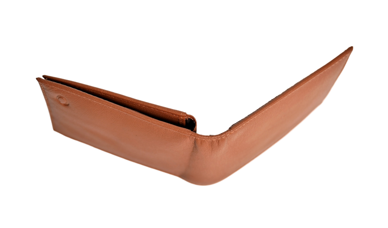 Wallet Men Brown - Bifold Lucky  Wallet- Full Grain Leather Wallet with NO HOLE- Dark Brown Wallet - Oxhide 3851