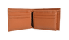 Wallet Men Brown with coin pouch - Bifold Lucky Wallet- Full Grain Leather Wallet with NO HOLE- Brown Wallet - Oxhide 3851CP Brown