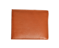 Wallet Men Brown with coin pouch - Bifold Lucky Wallet- Full Grain Leather Wallet with NO HOLE- Brown Wallet - Oxhide 3851CP Brown