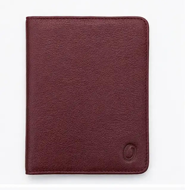 Red leather passport holder 4055 – Oxhide