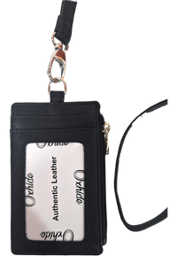 Oxhide Leather Lanyard - Black