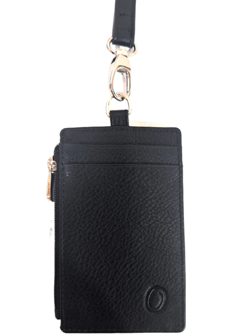 Oxhide Leather Lanyard - Black