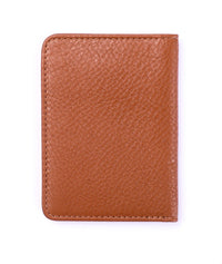 Bi-fold Leather Card Holder Brown- 4166 Oxhide