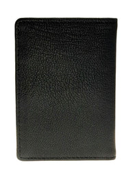 Bi-fold Leather Card Holder Black