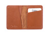 Bi-fold Leather Card Holder Brown- 4166 Oxhide
