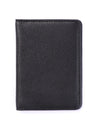 Bi-fold Leather Card Holder Black