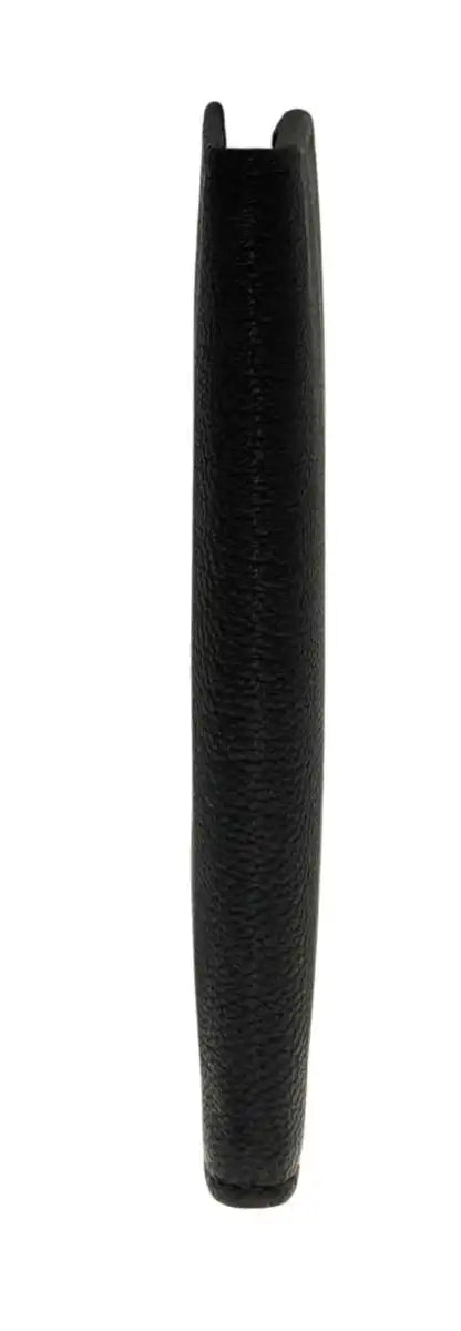 Black leather ID card holder lanyard 4164LS – Oxhide